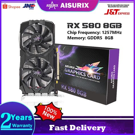 Jual Aisurix Vga Card Rx Gb Ddr Bit Sp Hdmi New Pc Gaming