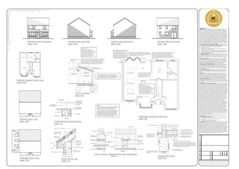 Building Regulations Plans For Building Control Applications