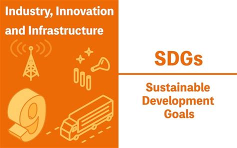 Premium Vector Sdgs Goal 9 Industry Innovation Infrastructure