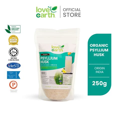 Organic Psyllium Husk 250g Shopee Malaysia