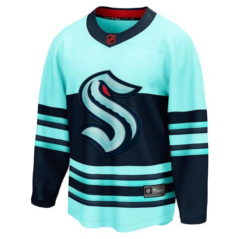 Seattle Kraken Reverse Retro 20 Fanatics Breakaway Jersey Frozen Pond