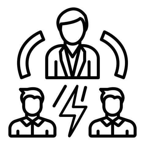 Intermediary Mediator Icon Style Vector Art At Vecteezy