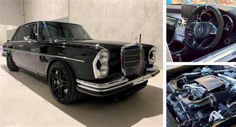 Tire Shredding 1968 Mercedes Benz W108 Restomod Has 2017 AMG C63 Heart