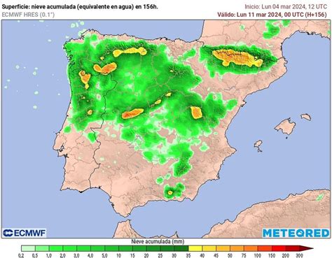 As Va A Llover Y Nevar En Espa A Estos Pr Ximos D As El Ltimo