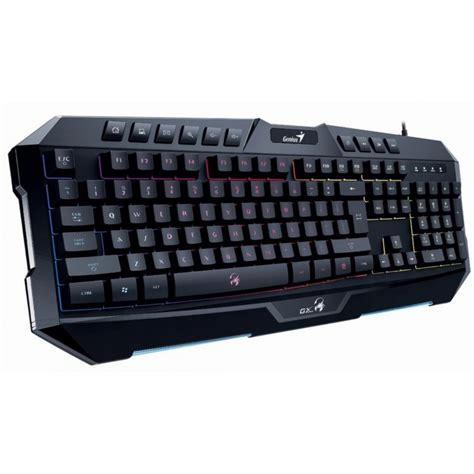 Teclado Gamer Genius Scorpion K215 Usb Led Negro Saryba