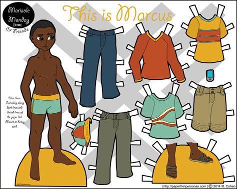 Printable Paper Dolls From Paper Thin Personas