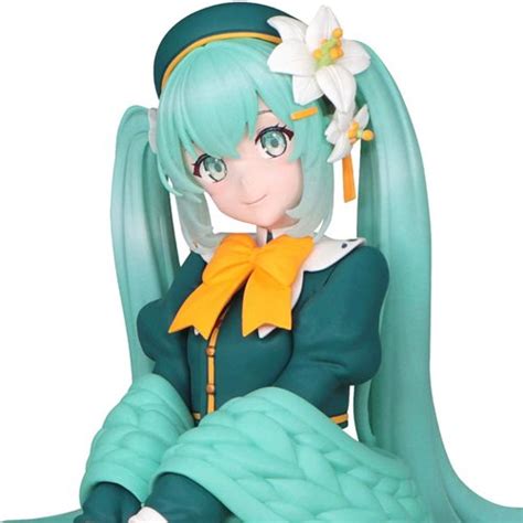 Vocaloid Hatsune Miku Flower Fairy Lily Noodle Stopper Statue