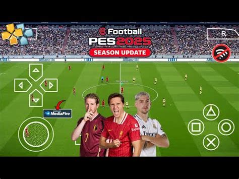 Efootball Pes Ppsspp Full Update Transfer Kits Real Face