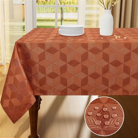 Amazon Smiry Mantel de jacquard de otoño 60 x 120 pulgadas