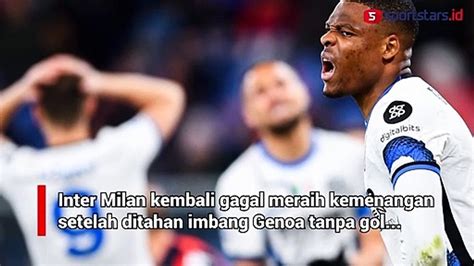 Tertahan Di Markas Genoa Inter Milan Gagal Kudeta Milan Di Puncak