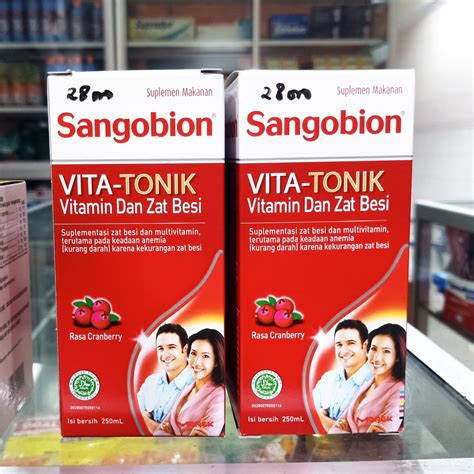 Jual Vitamin Zat Besi Sangobion Ml Penambah Darah Obat Anemia