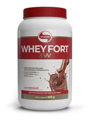 Suplemento Vitafor Whey En Polvo Y Whey Fort Protein 3w Whey Protein