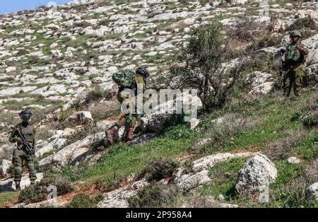 Nablus Pal Stina M Rz Israelische Soldaten Haben W Hrend