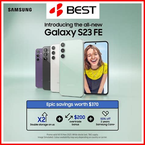 BEST Denki Galaxy S23 FE Promotion Valid Until 10 Nov 2023