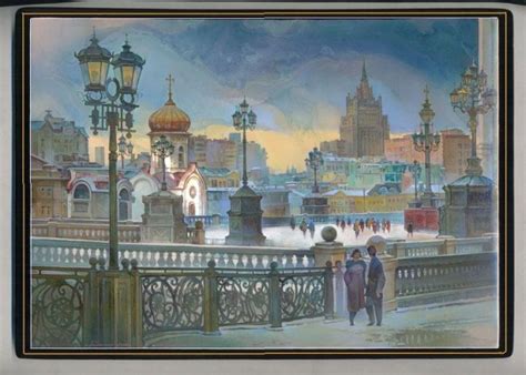 Лаковая миниатюра Михаила Шелухина
