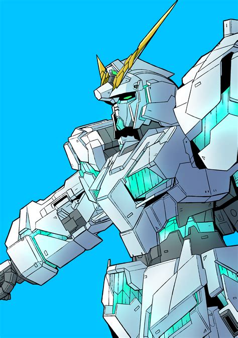 Unicorn Gundam Drawing Mobile Suit Gundam Unicorn Re 0096 Boddeswasusi