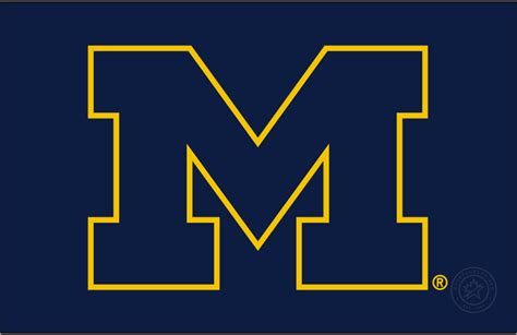 Michigan Wolverines Logo - Alt on Dark Logo - NCAA Division I i-m (NCAA ...