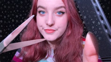 Asmr Cutting Your Dry Hair 👀 ️ [scissors Paper Spray And Brushing