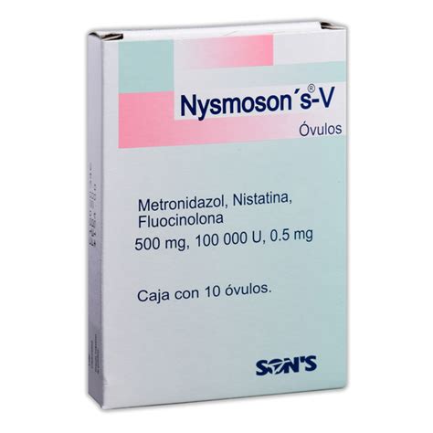 Medically Nysmosons V C 10 Ovulos Farmacia A Domicilio