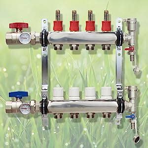 Loop Stainless Steel Premium Pex Manifold With Connectors For