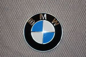 Original BMW Emblem Zeichen 7288752 Typenschild 82mm für Motorhaube