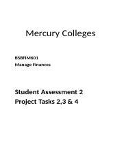 Sanple Assessment Docx Mercury Colleges Bsbfim Manage