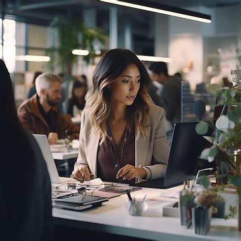 Foto De Empleados De Diversos Or Genes Tnicos Trabajando Juntos I