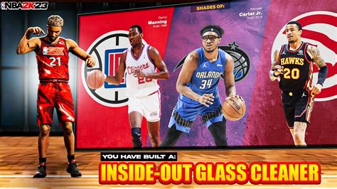 NEW BEST INSIDE OUT GLASS CLEANER BUILD ON NBA 2K23 YouTube