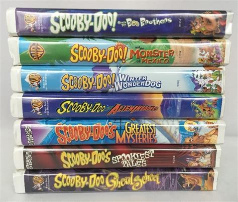 Scooby Doo VHS Cartoon Lot Clam Shell Video Tapes Movies Boo Brothers Ghoul | eBay | Video tapes ...