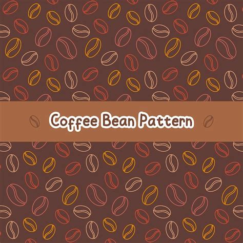 Premium Vector | Coffee Bean Pattern