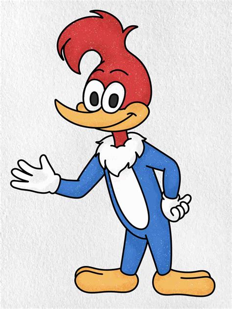 Draw Woody Woodpecker Helloartsy