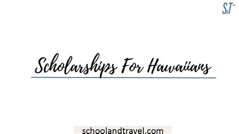 Top 7 Amazing Scholarships For Hawaiians in 2022 | Apply now