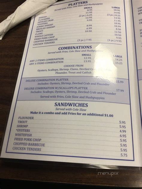 Harbor House Seafood Resturant Menu In Burlington NC Order Delivery