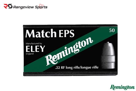 Remington Eley Match 22 Lr Rimfire Ammo 40gr Fn 50rdscannot Ship Outside Canada Rangeview