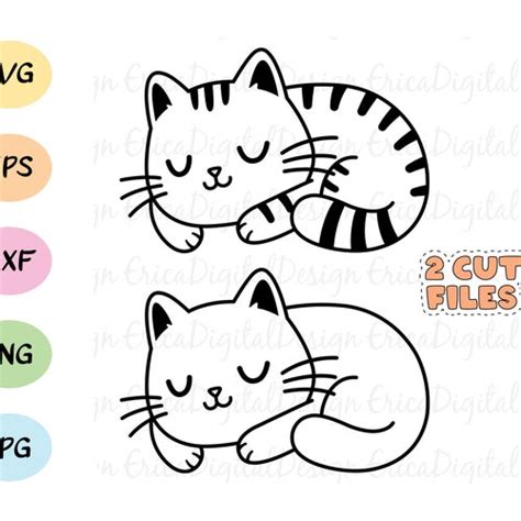 Cat Butt Svg Cut File Funny Cat Outline Cutting File Cute Etsy