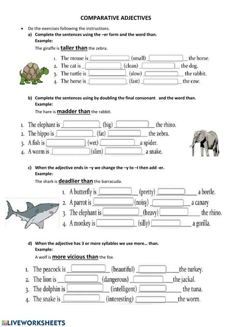 Irregular Adjectives Comparative Superlative Image Worksheets Hot Sex