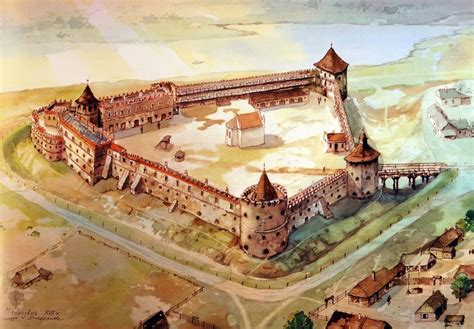 Замки Західної України очима польського художника | Fantasy city ...