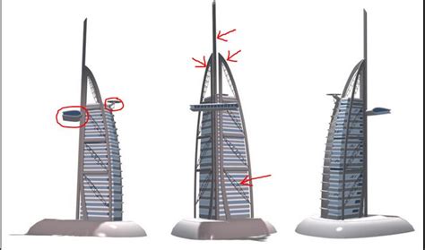 Burj Al Arab Model 3d Autocad 3d Modelling And Rendering Autocad Forums