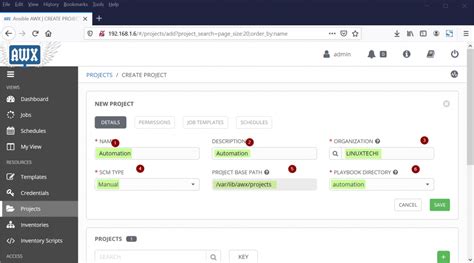 Cómo ejecutar y programar Ansible Playbook mediante la GUI de AWX