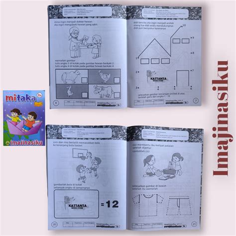 Jual Buku Tematik Mitaka Tk B Kurikulum Merdeka Mutiara Ilmu Shopee