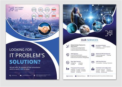 Entry By Abrarsumon For Design A Flyer For It Services Freelancer