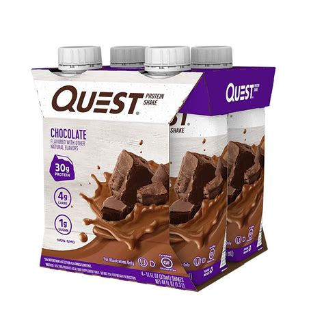 Quest Nutrition Ready To Drink Chocolate Protein Shake