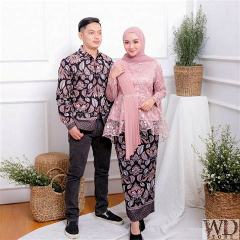 Jual Kebaya Couple Kebaya Tunangan Baju Couple Batik Couple