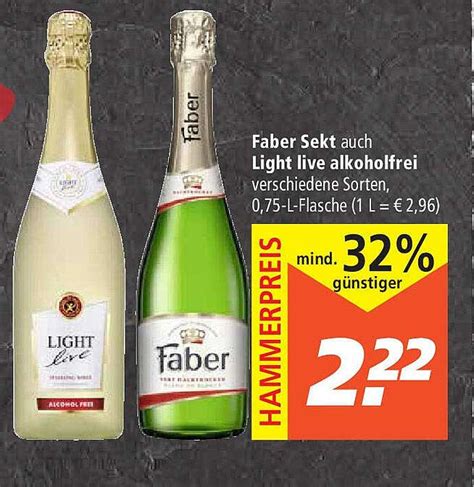 Faber Sekt Light Live Alkoholfrei Angebot Bei Marktkauf 1Prospekte De