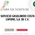 Facturación Servicio Gasolinero De La Costa Facturar Gasolina