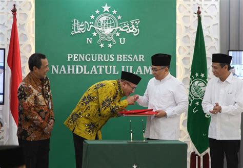 Pbnu Dan Kpu Teken Mou Sosialisasi Pendidikan Pemilu