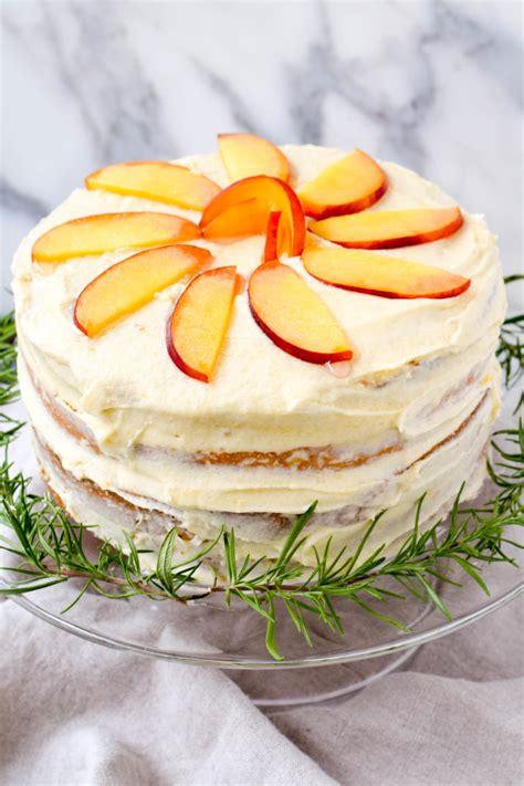 Naked Peach Cake West Of The Loop