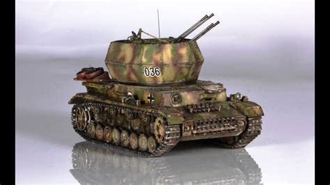 Flakpanzer IV Wirbelwind 1 72 Revell Tank Model YouTube