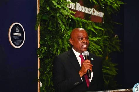 Masisi Rallies For Natural Diamonds In Las Vegas Mmegi Online