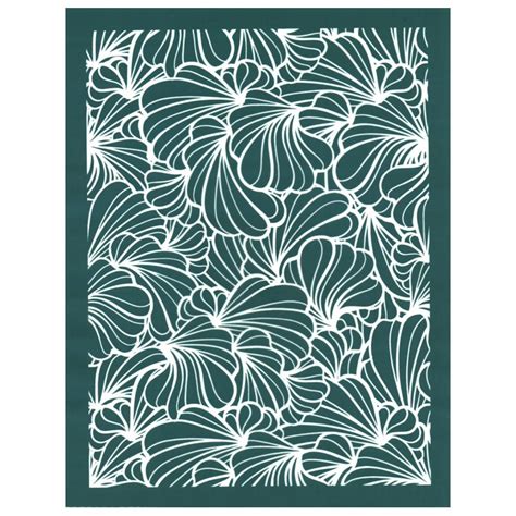 Diy Silk Screen Printing Design Stencil Flourishing Flowers Etsy